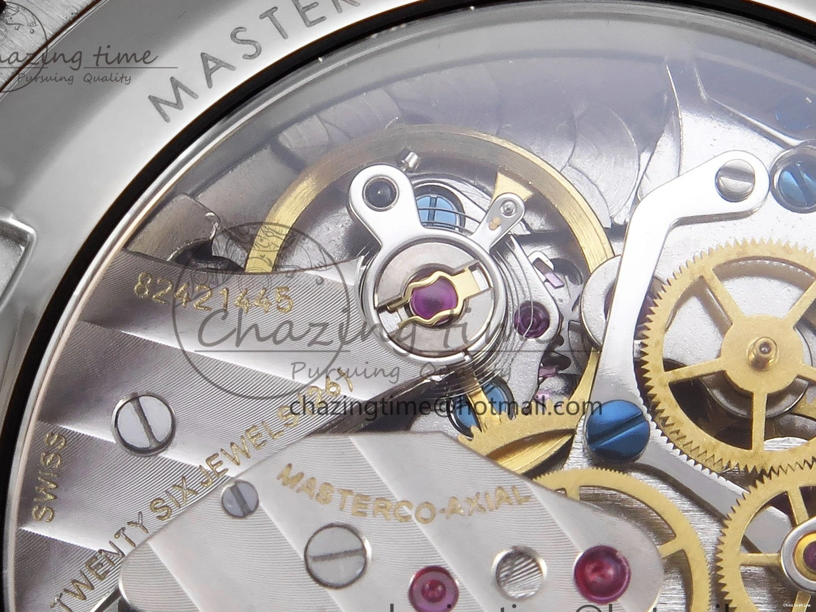 0302 Classic Speedmaster SS RMF Best Edition White Dial on SS Bracelet Lemania HW 7723